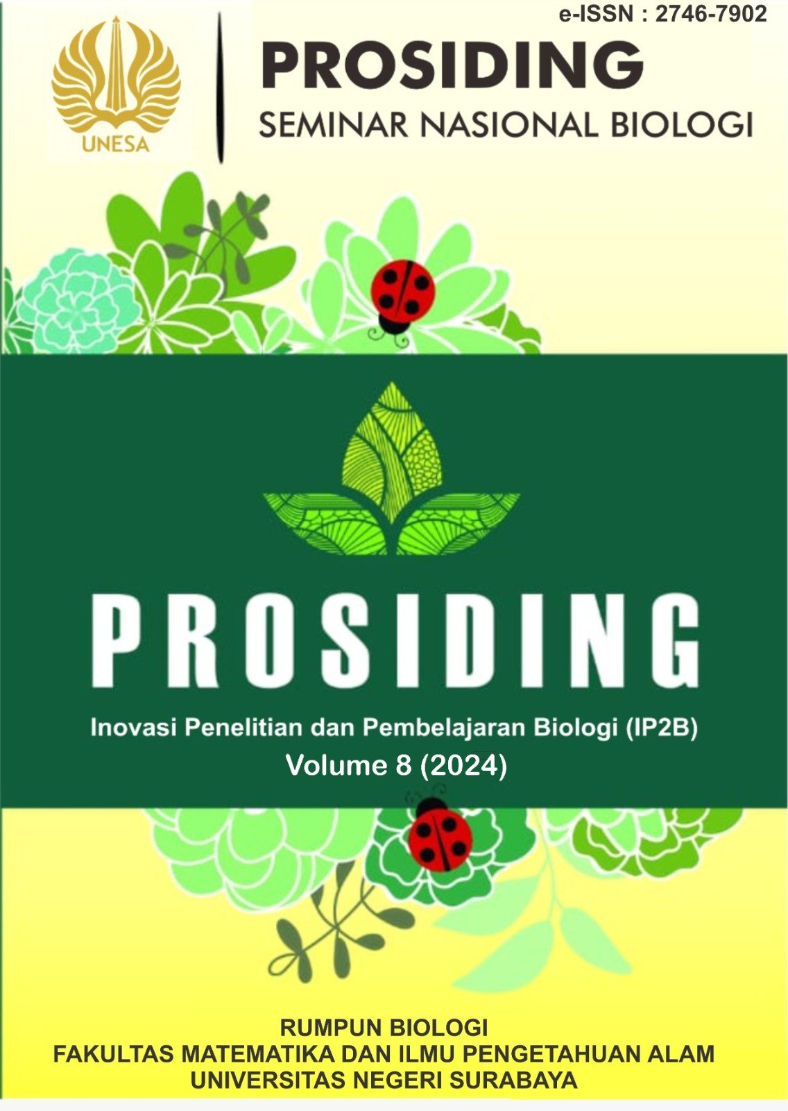 					View Vol. 8 No. - (2024): Prosiding Semnas IP2B VIII 2024 
				