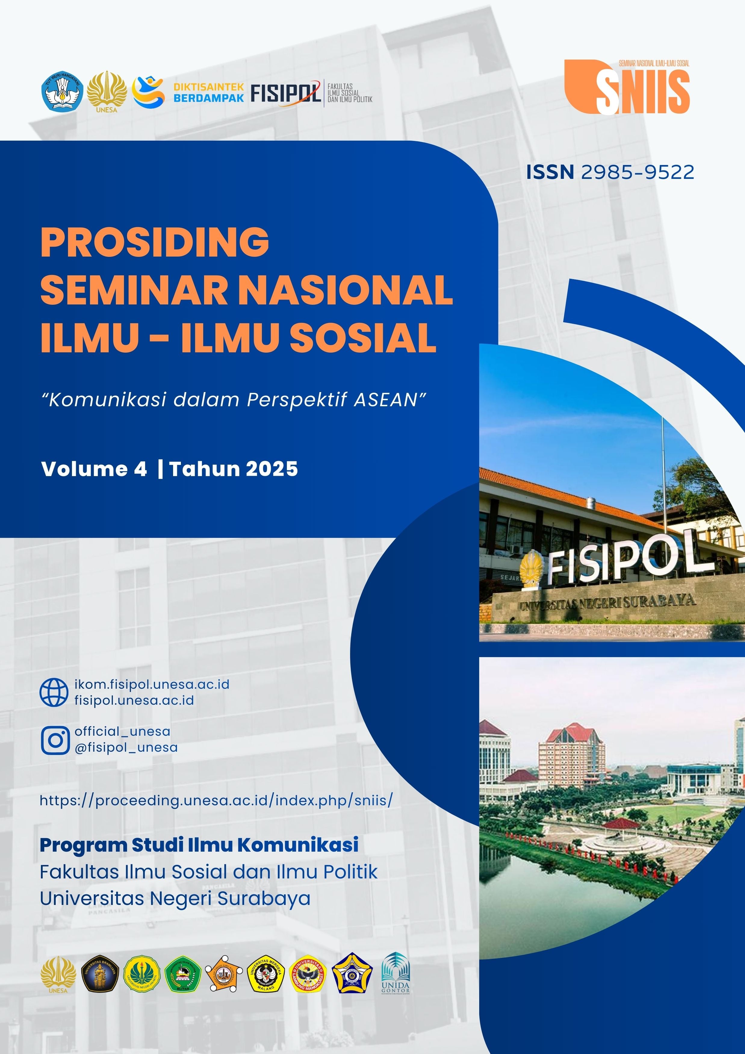 					View Vol. 4 (2025): Prosiding Seminar Nasional Ilmu Ilmu Sosial (SNIIS)
				