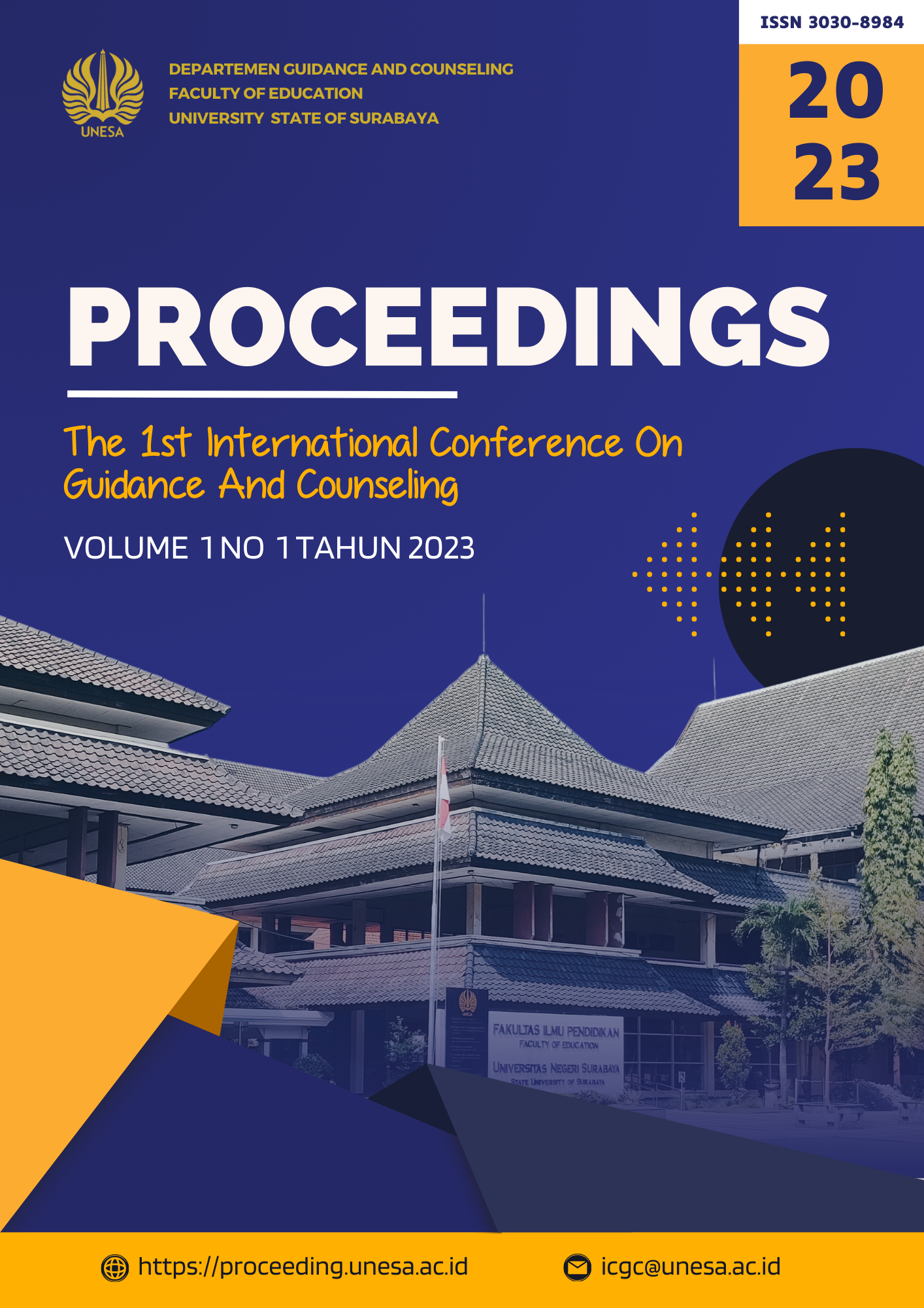 					View Vol. 1 No. 1 (2023): The 1st International Conference on Guidance and Counseling (ICGC)
				