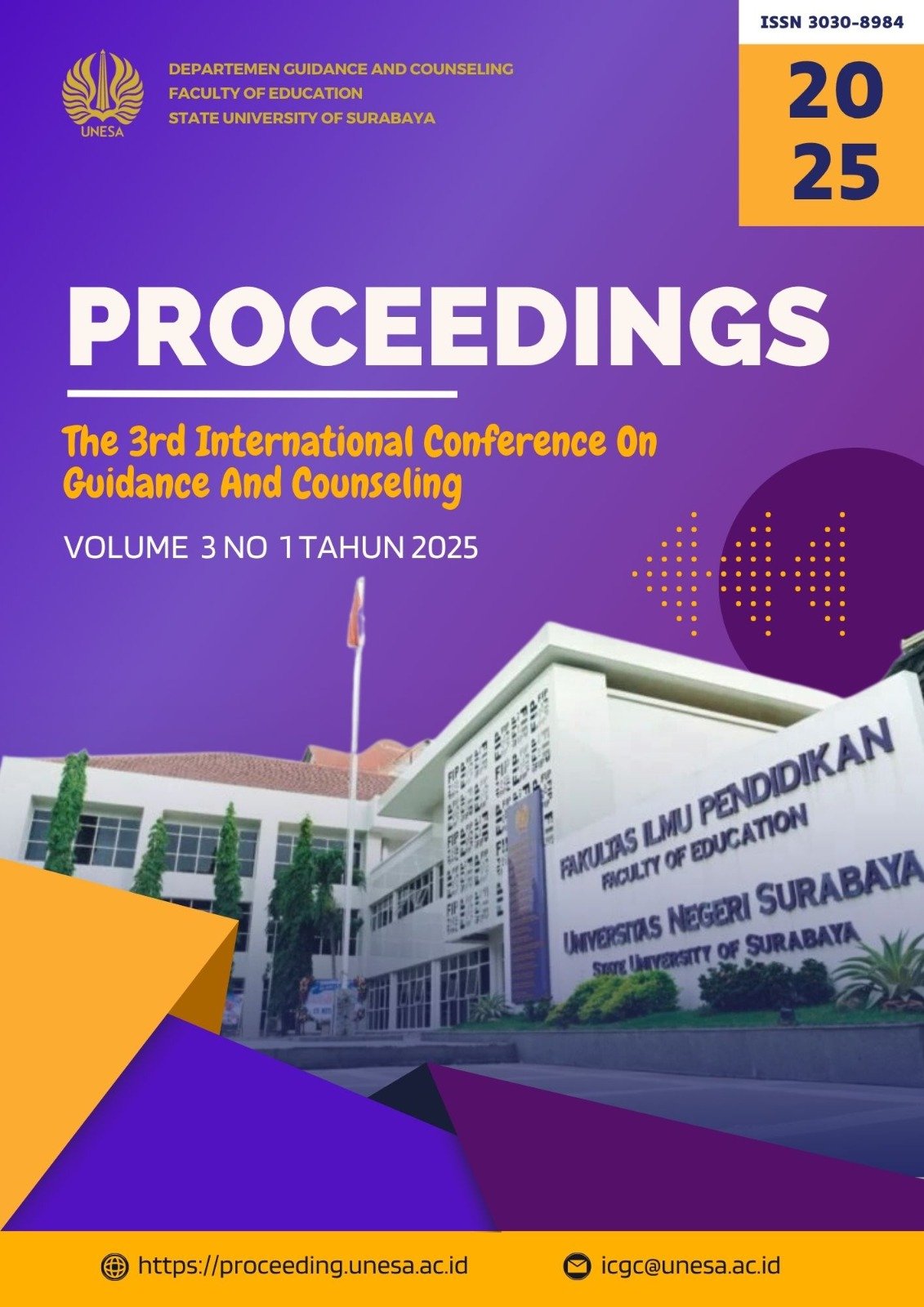 					Lihat Vol 3 No 1 (2025): The 3rd International Conference on Guidance and Counseling (ICGC)
				